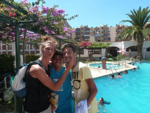 Having fun!