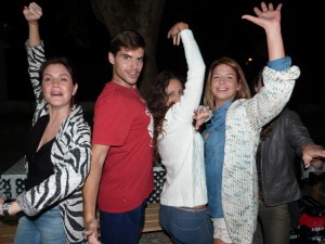 Having fun!