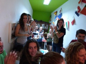 Having fun!