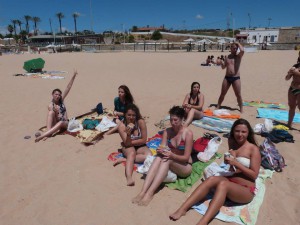 Having fun!