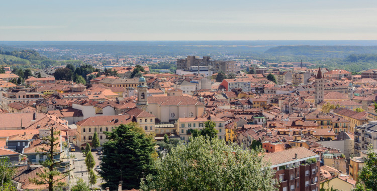 La città di Biella - Italia