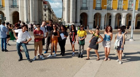 Jovens franceses em Lisboa - setembro