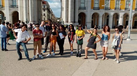French youth in Lisbon - september