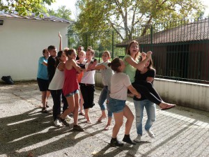 Having fun!