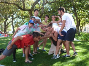 Having fun!