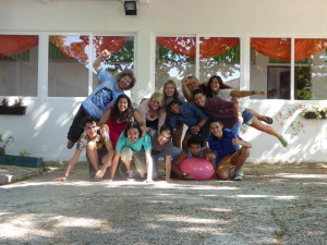 Having fun!