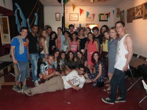 Having fun!
