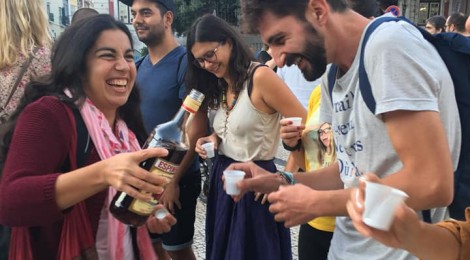 Bem-vindos com ginjinha