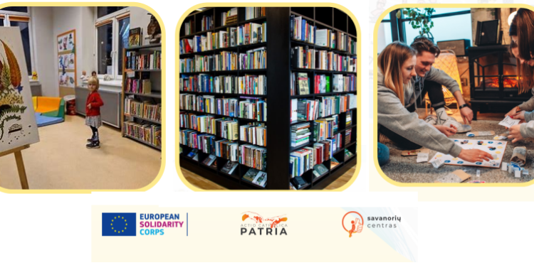 Projetos "Lagoon Park in Kaunas" e "Volunteer in a Park Library" na Lituânia